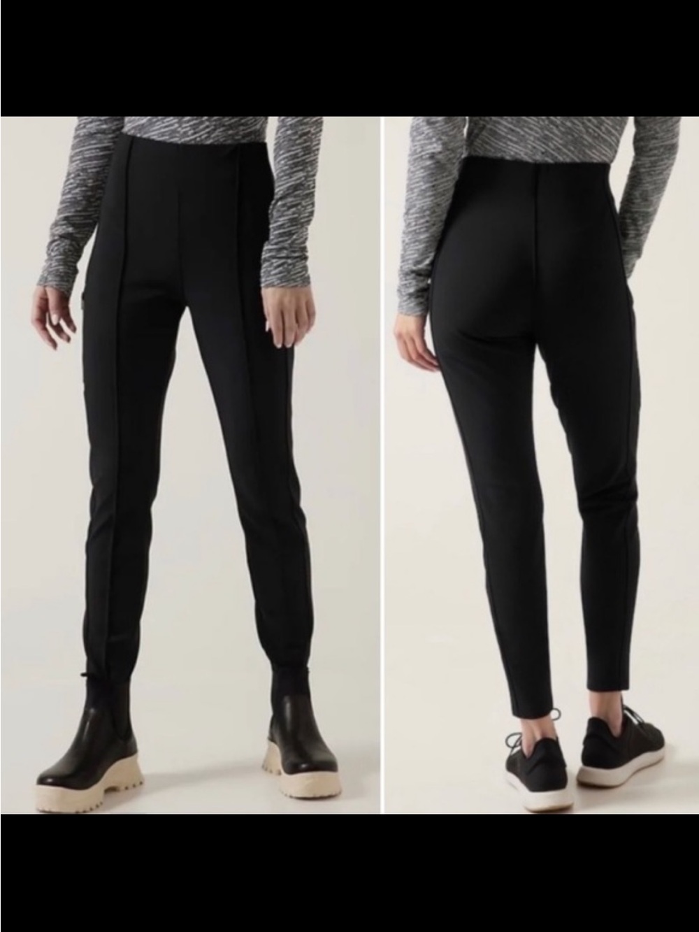Athleta Glacier Snow Skinny Pant II Black Size 4